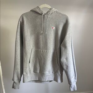 Champion Men's Reverse Weave Hoodie-light grey_Medium